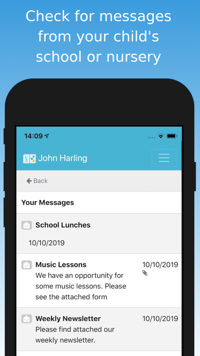 Learning Journals ParentZone screenshot 1