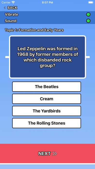 Led Zeppelin Trivia screenshot 2