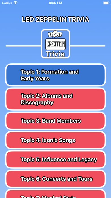 Led Zeppelin Trivia screenshot 3
