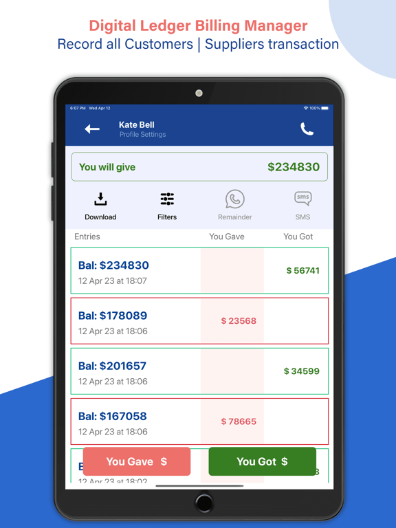 Ledger Book Expense Manager screenshot 7