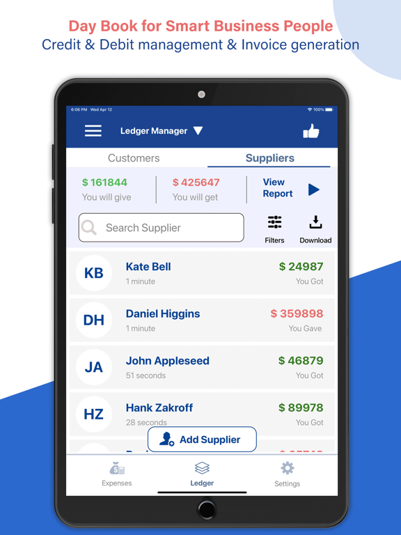 Ledger Book Expense Manager screenshot 4