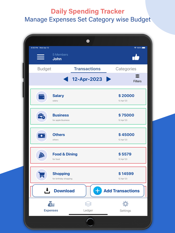 Ledger Book Expense Manager screenshot 9