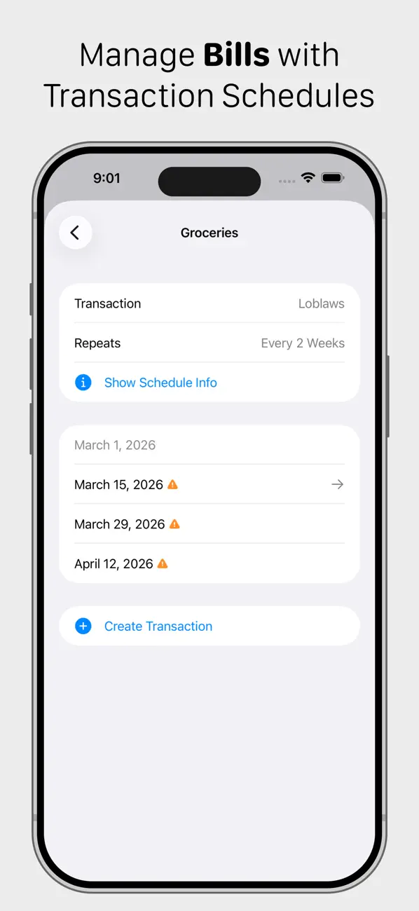 Ledger - Expense & Budget App screenshot 1