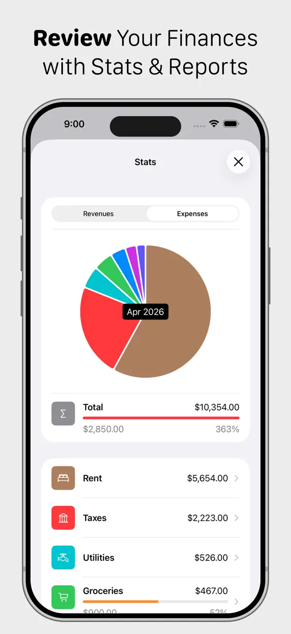 Ledger - Expense & Budget App screenshot 2