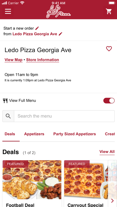 Ledo Pizza screenshot 1