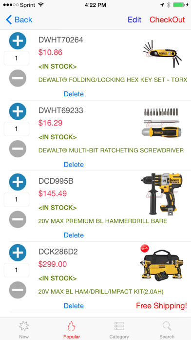 Lee's Tools for Dewalt screenshot 1