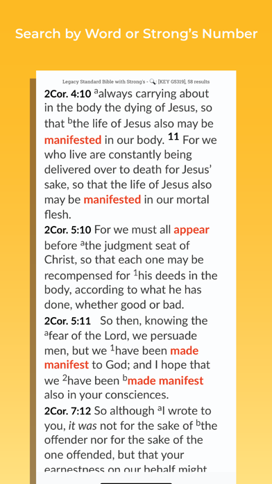 Legacy Standard Bible screenshot 2