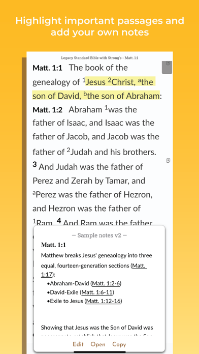 Legacy Standard Bible screenshot 1