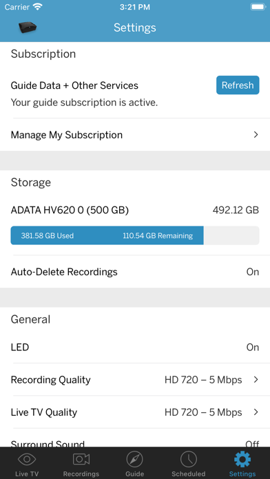 Legacy Tablo screenshot 1