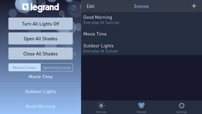 Legrand Lighting Control screenshot 1