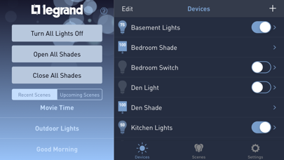 Legrand Lighting Control screenshot 3