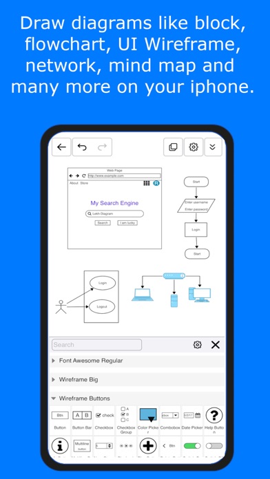 Lekh: whiteboard & diagramming screenshot 2