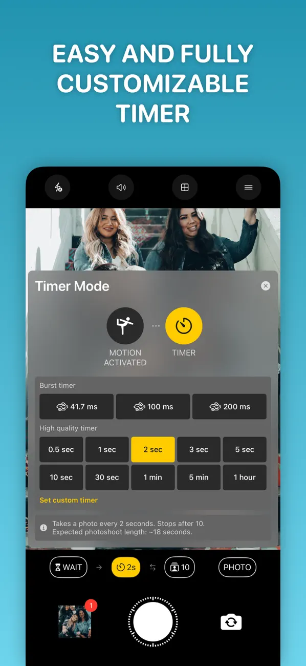 Lens Buddy - Self Timer Camera screenshot 4