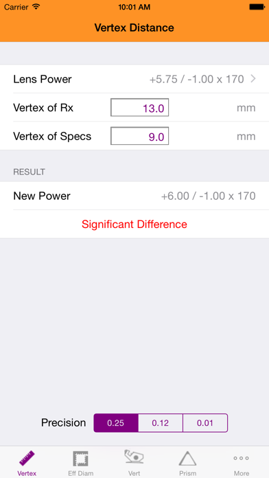 Lens Calc - Optical Dispensing screenshot 3