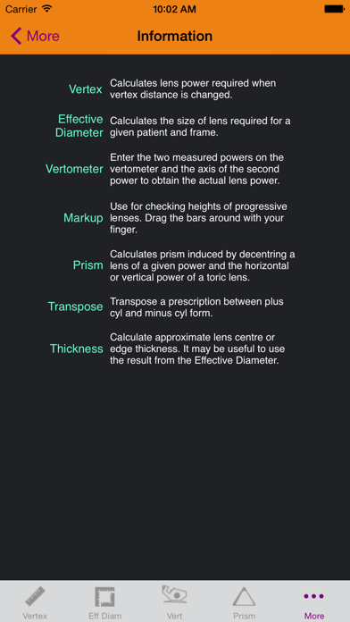 Lens Calc - Optical Dispensing screenshot 5