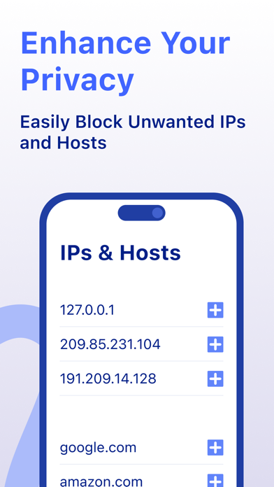 LetMeBe: Block Apps, IPs/Hosts screenshot 2
