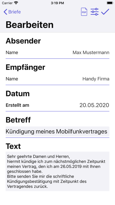 Letter Manager screenshot 4