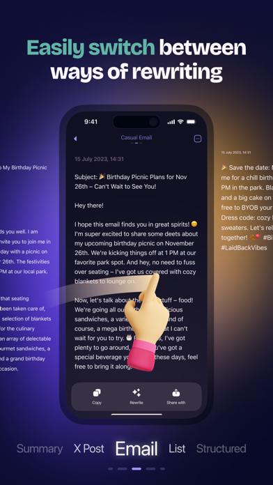 Letterly: AI Note Taker screenshot 2