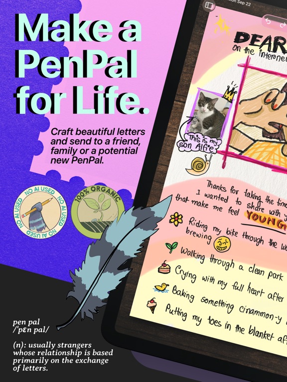 Lettre.app - PenPals for life screenshot 10