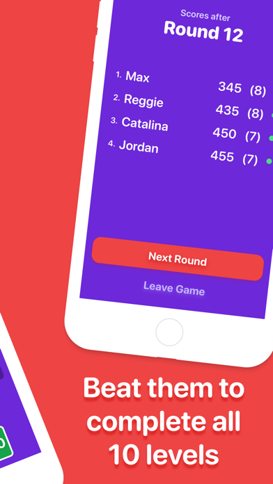 Level 10 - Phase Card Game screenshot 2