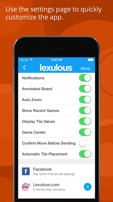 Lexulous Word Game screenshot 1