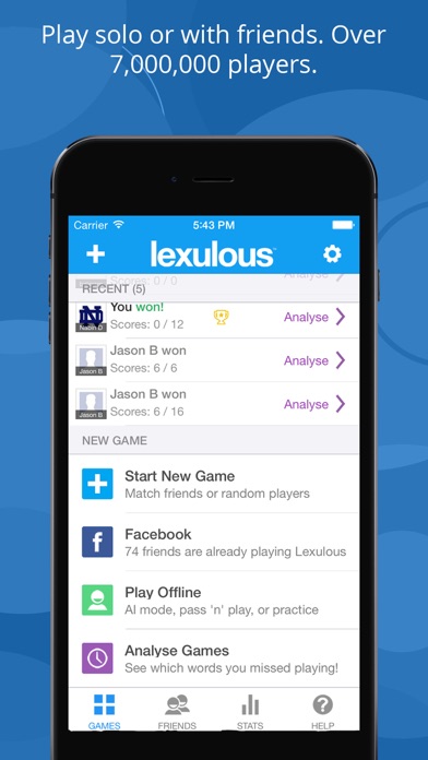 Lexulous Word Game screenshot 4