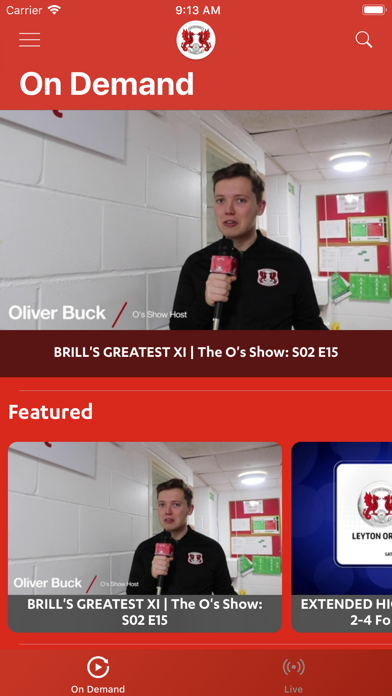 Leyton Orient TV screenshot 2