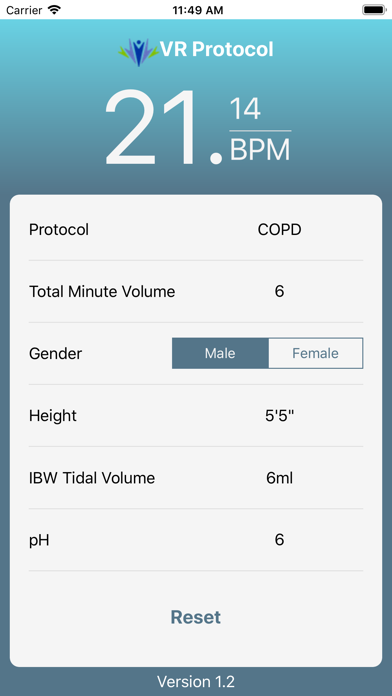 LF Ventilator Protocol screenshot 3