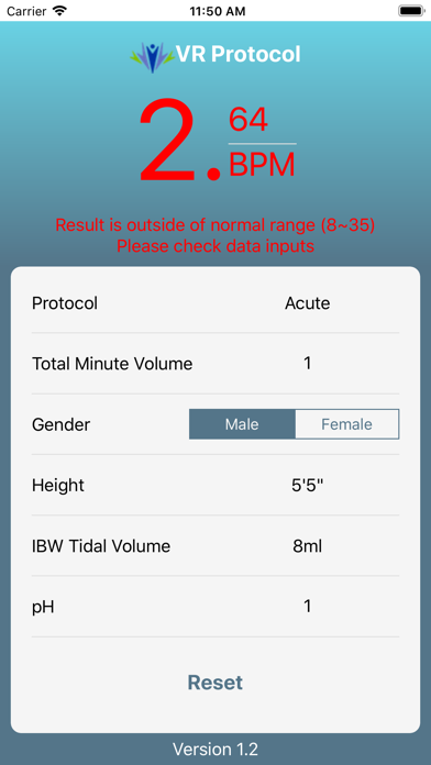 LF Ventilator Protocol screenshot 2
