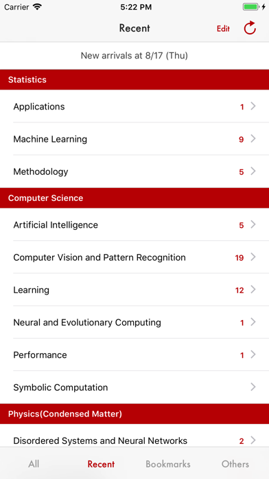 Lib arXiv screenshot 2