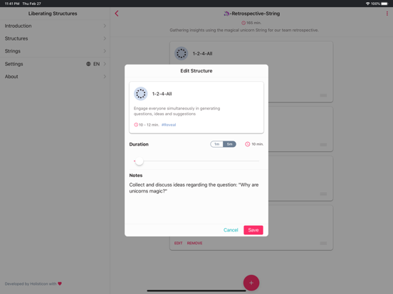 Liberating Structures screenshot 5