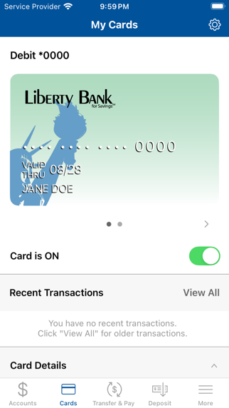 Liberty Bank Mobile Banking screenshot 1