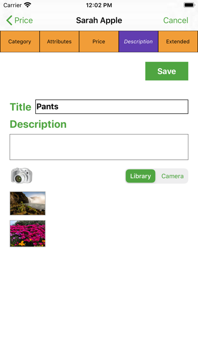 Liberty Item Entry screenshot 2