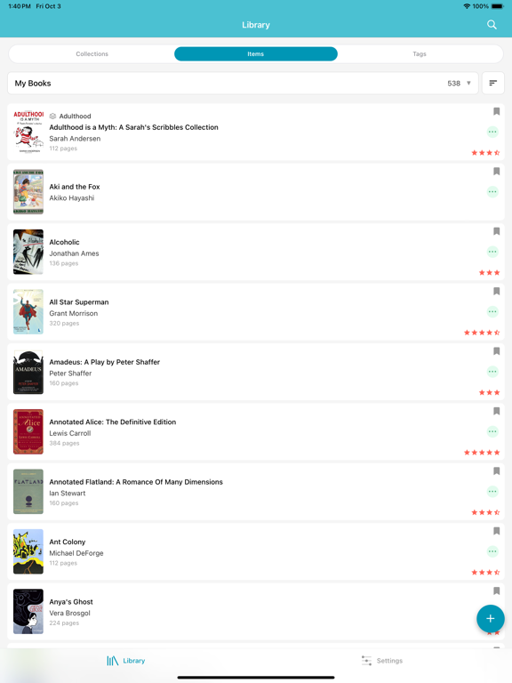 Libib screenshot 2