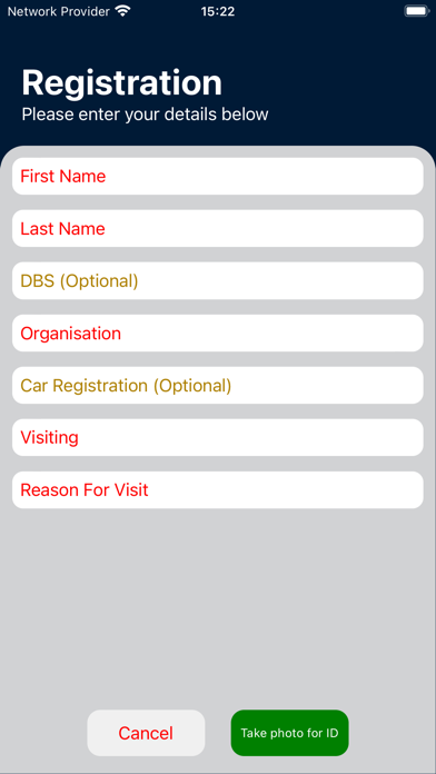 Libresoft VisitorBook screenshot 1