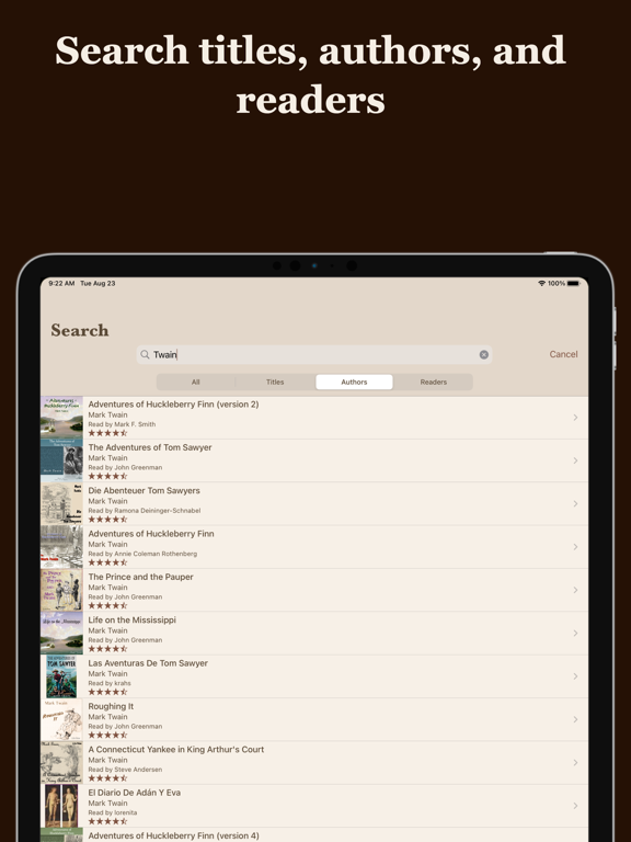 LibriVox Audiobooks – Ad-Free screenshot 2