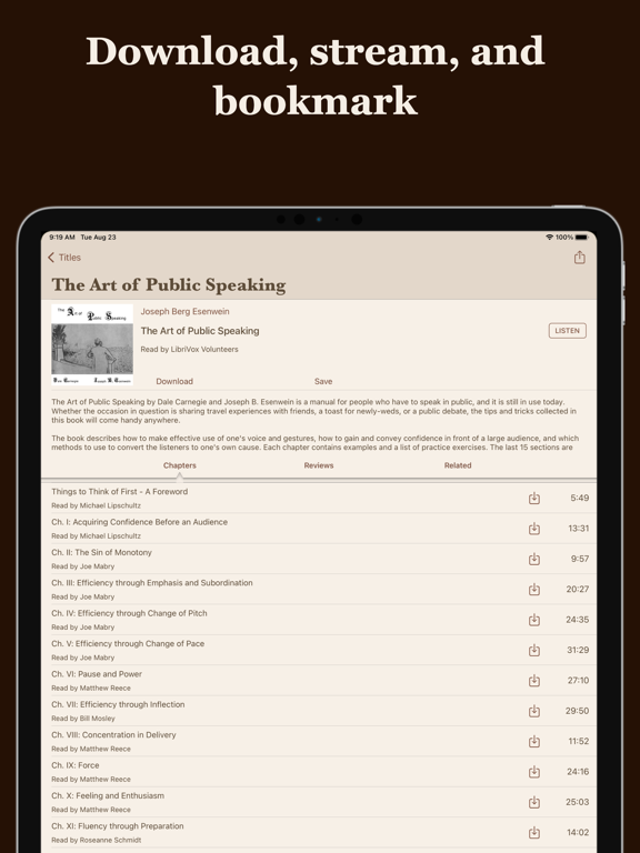 LibriVox Audiobooks – Ad-Free screenshot 7