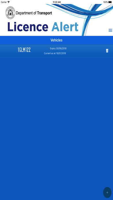 Licence Alert screenshot 1