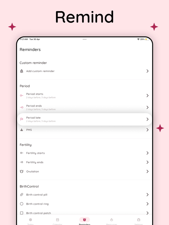 Life - Period Tracker Calendar screenshot 7