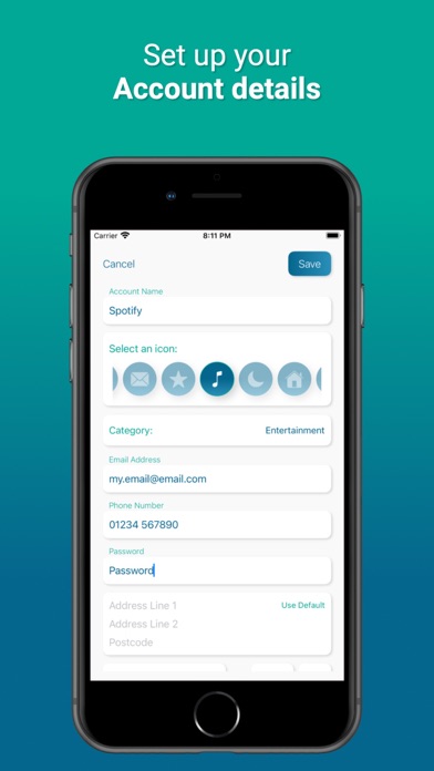 LifeAdmin: Accounts Tracker screenshot 4