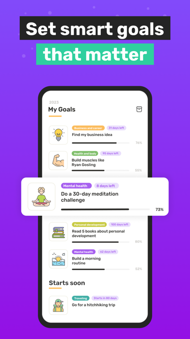 Lifebooster: Goals Setting screenshot 6