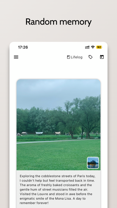 Lifelog Note screenshot 1