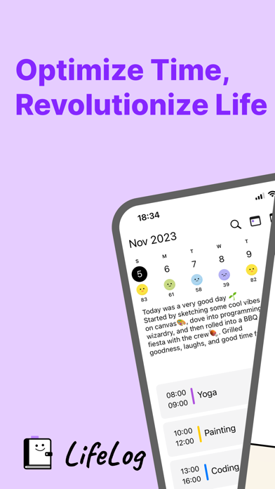 LifeLog - Timelog & Diary screenshot 8