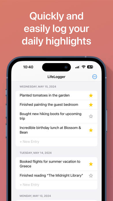 LifeLogger: Daily Moments screenshot 4