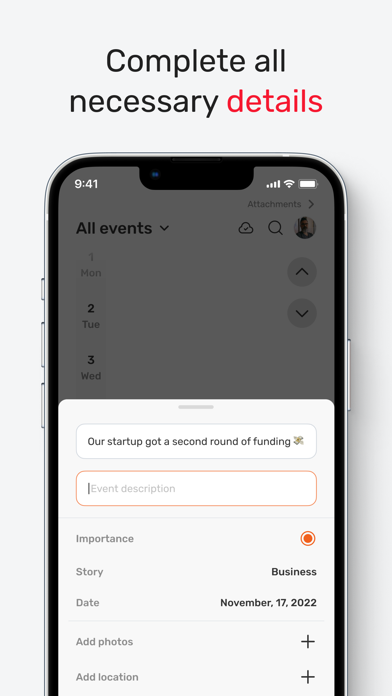 Lifely: timeline maker journal screenshot 4