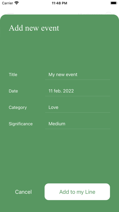 LifeTime-Line screenshot 4