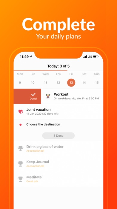 LifeWheel Balance—Goal Setting screenshot 2