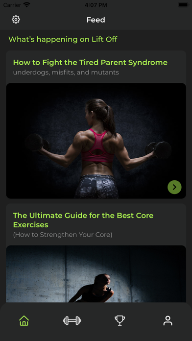 LIFT OFF - Health & Wellness screenshot 1