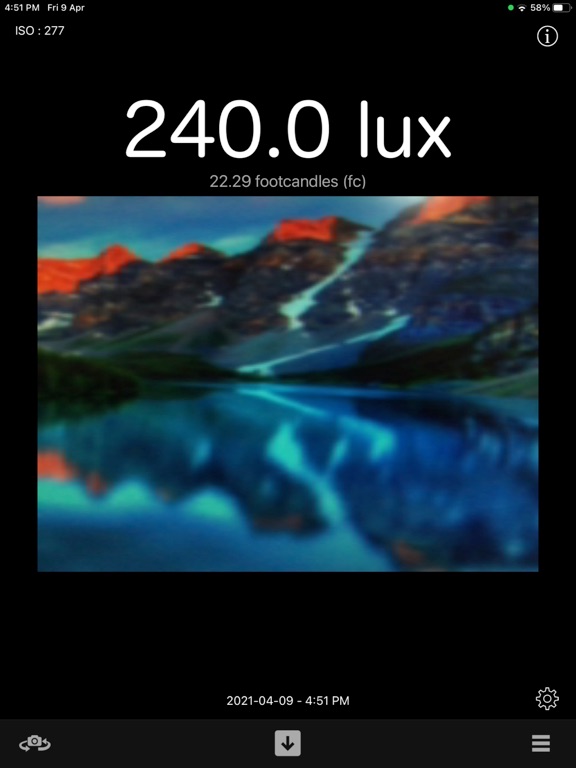 Light Meter - Brightness Calc screenshot 7