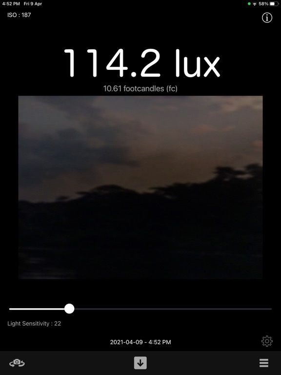 Light Meter - Brightness Calc screenshot 5
